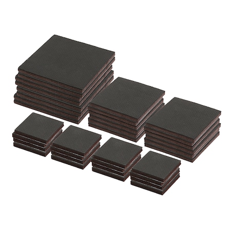 Prime-Line Heavy-Duty Non-Slip Furniture Pad Assortment, 1/4 in. Thick 36 Pack MP76750
